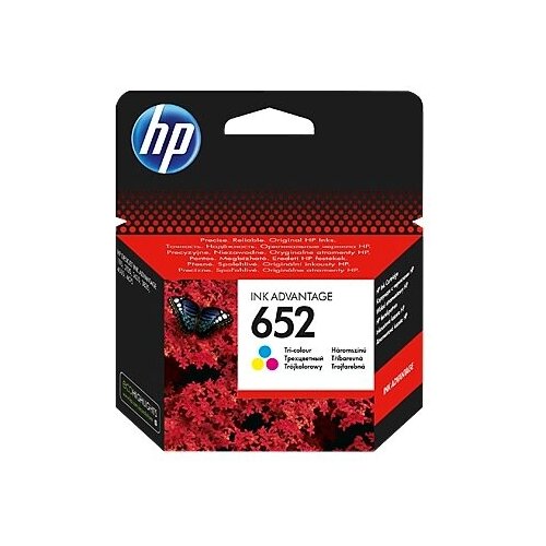 Картридж струйный HP 652 F6V24AE многоцветный (200стр.) для HP DJ IA 1115/2135/3635/4535/3835/4675