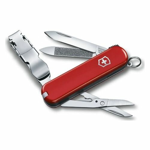 Складной нож Victorinox NailClip 580, функций: 8, 65мм, красный [0.6463]