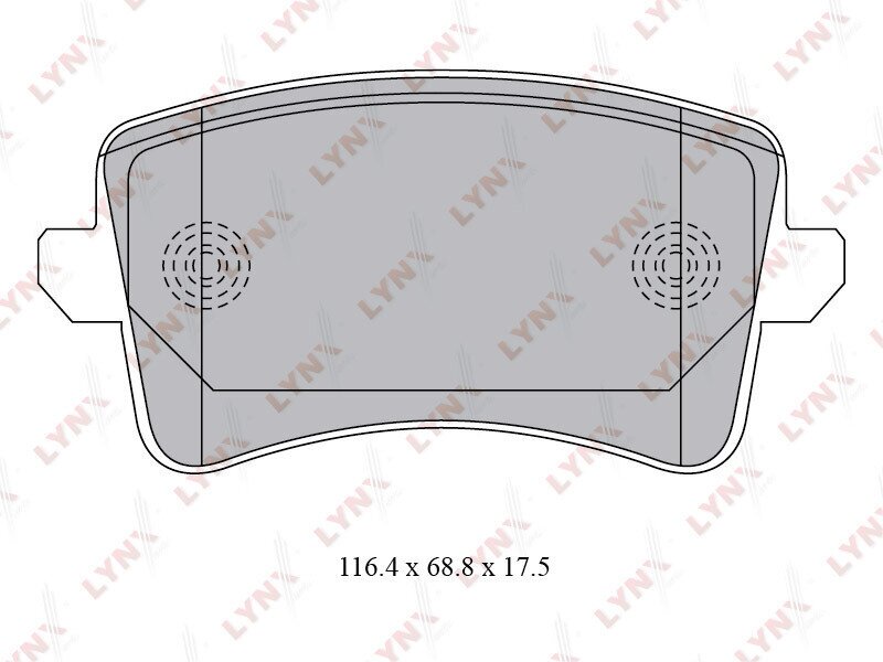 Колодки тормозные дисковые задние AUDI A4 1.8-3.2/TDI 07-, A5 1.8-3.2/TDI 07-, Q5 2.0-3.2/TDI 08-