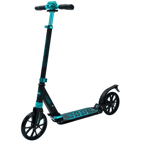 Самокат Sportsbaby Городской самокат Sportsbaby City Scooter MS-106 черно-бирюзовый самокат sportsbaby городской самокат sportsbaby city scooter ms 250 черно красный