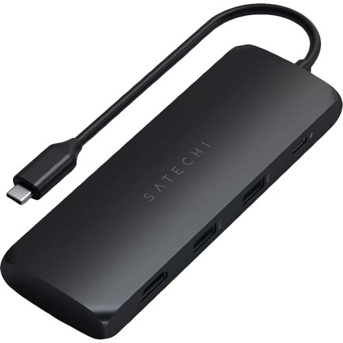 Хаб Satechi USB-C Hybrid Multiport Adapter Черный ST-UCHSEK 729000₽