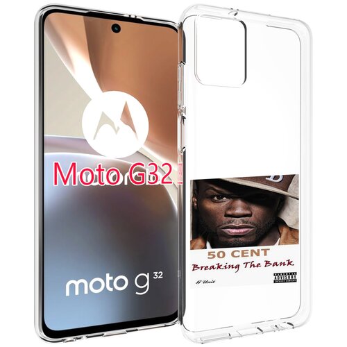 Чехол MyPads 50 Cent - Breaking The Bank для Motorola Moto G32 задняя-панель-накладка-бампер чехол mypads 50 cent sleek audio для motorola moto g32 задняя панель накладка бампер