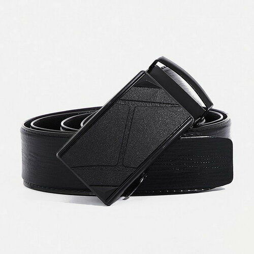 фото Ремень сима-ленд, размер 120, черный сима-лэнд