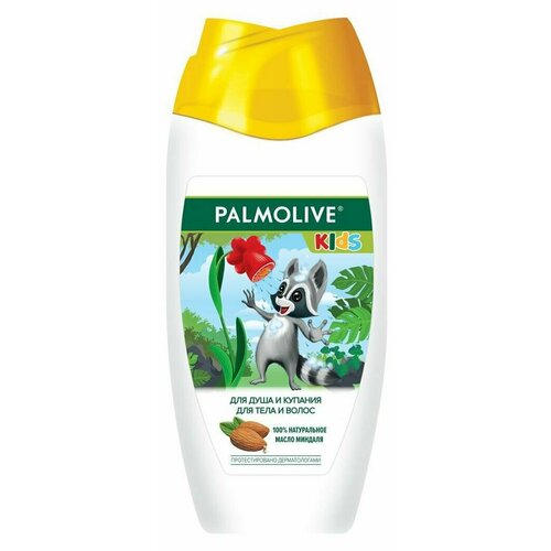 Гель для душа и купания детский Palmolive Кids с маслом миндаля для тела и волос 3+, 250 мл, 2 шт гель для душа и купания palmolive kids для тела и волос с миндалём 250 мл