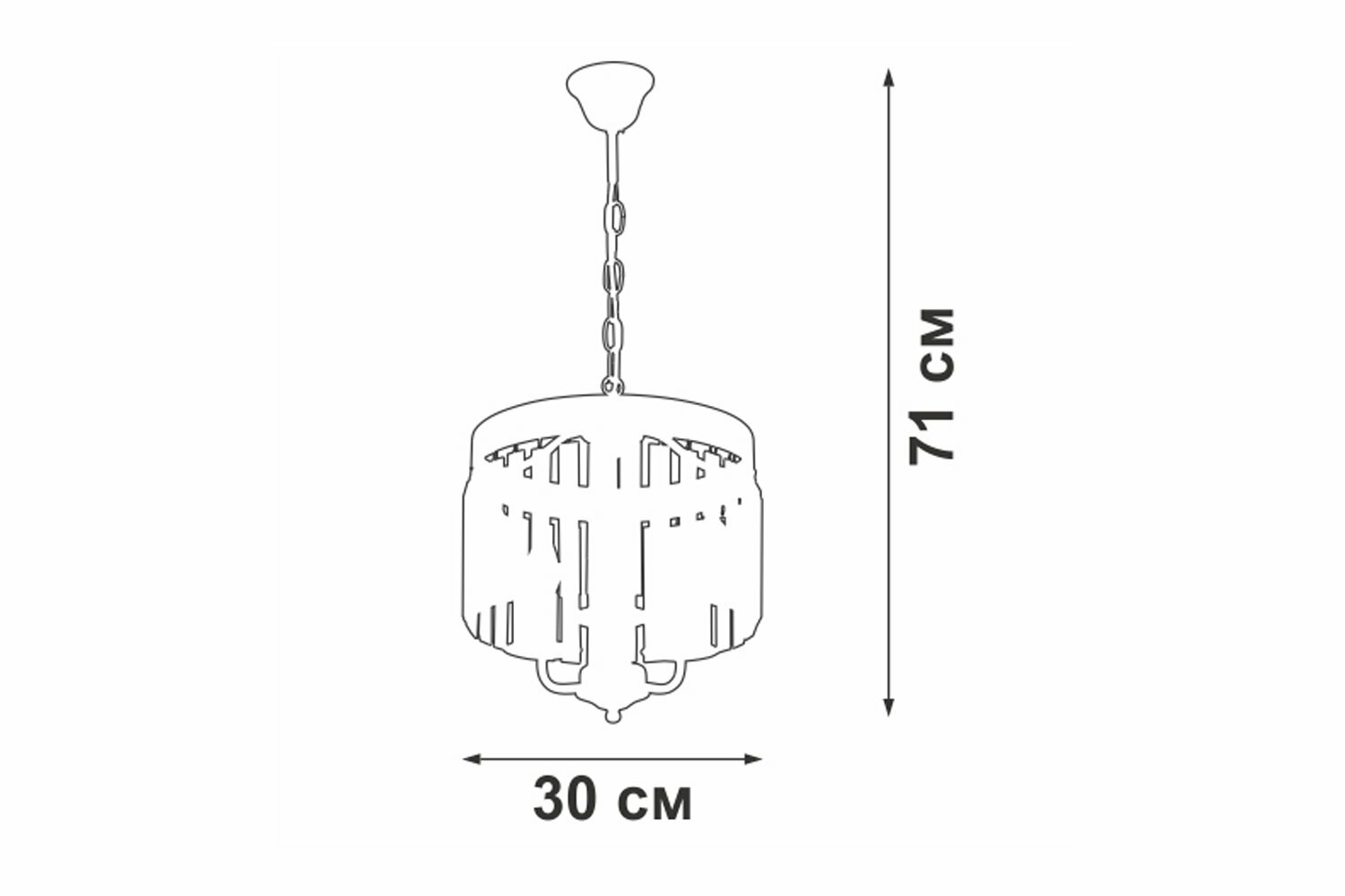 Люстра Vitaluce V5228, E14, 180 Вт, кол-во ламп: 3 шт., цвет: белый - фотография № 4