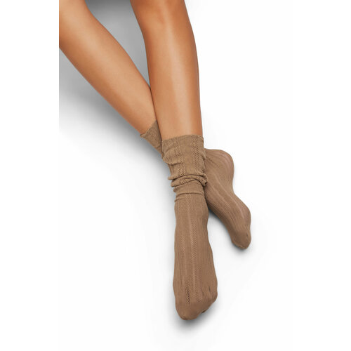 Носки Nothing but Love, размер 36/41, бежевый, коричневый носки nothing but love носки девушка моей мечты
