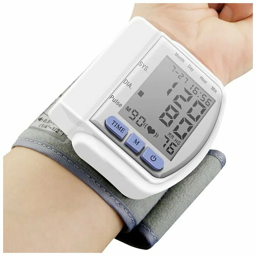 Тонометр / Тонометр на запястье / Blood Pressure Monitor / Цифровой