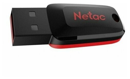 Накопитель USB 2.0 16GB Netac NT03U197N-016G-20BK U197, черная