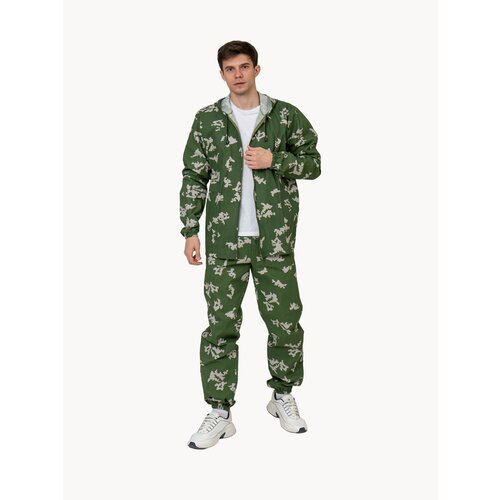 Костюм камуфлированный для рыбалки и активного отдыха ПромДизайн (куртка+брюки), 100% хлопок, 40-182RU