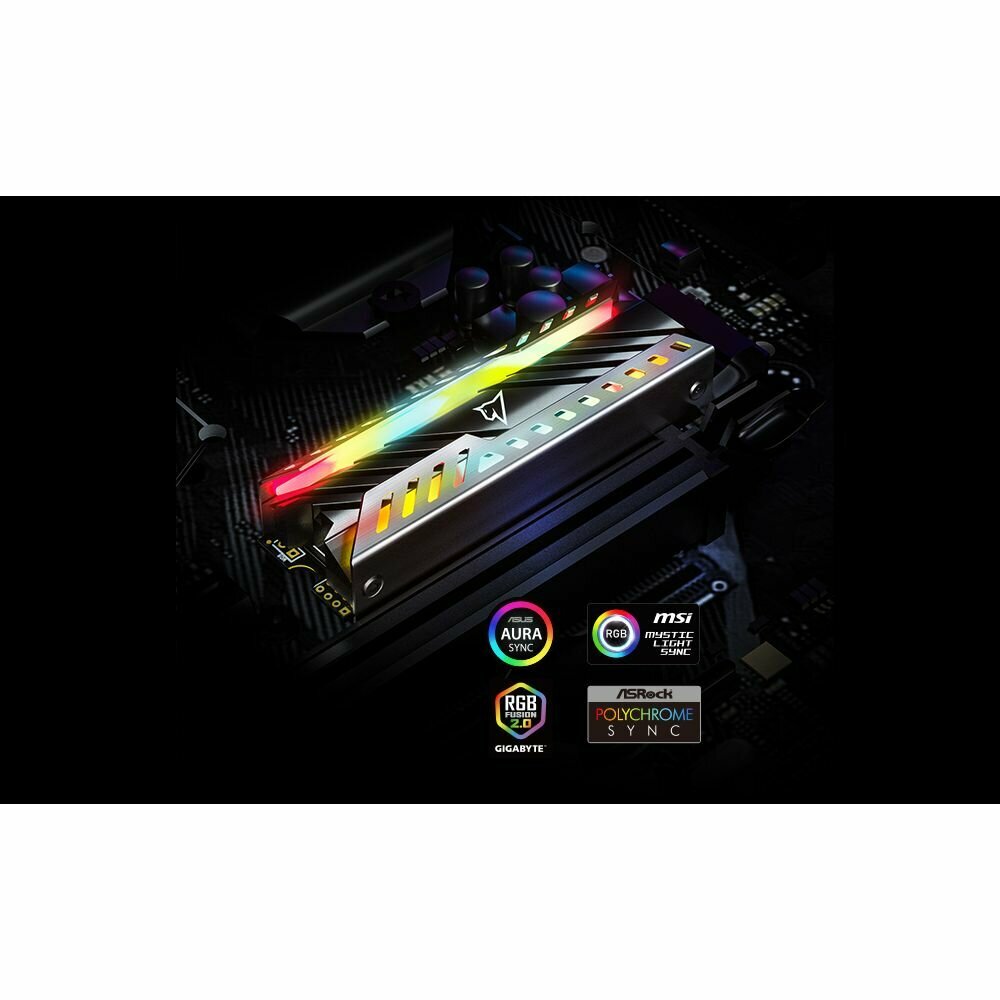 Твердотельный накопитель Netac NV3000 RGB 512ГБ, M.2 2280, PCI-E 3.0 x4, M.2 NT01NV3000RGB-500-E4X - фото №16