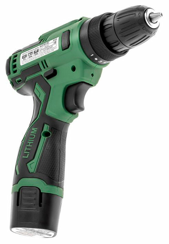 Обзор: Дрель-шуруповерт аккумуляторная Hammer ACD12/2С, 12 В, 2x1.5 Ач, LiION, 10 мм, 0-350/0-1350 об/мин, 26 Нм, кейс
