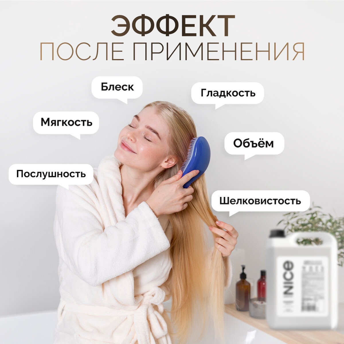 Шампунь для волос NICE by SEPTIVIT всех типов волос, 5 л