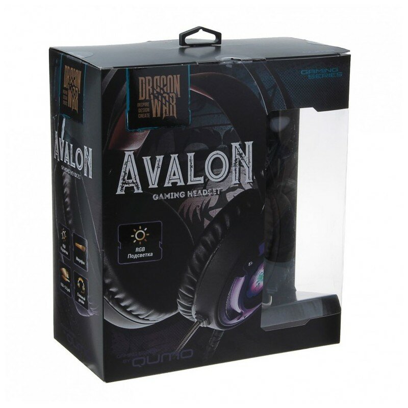 Игровые наушники с микрофоном Qumo Avalon GHS006 USB + 35 jack