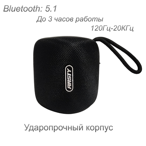 Портативная колонка Ansty HF-007 Black 101000₽