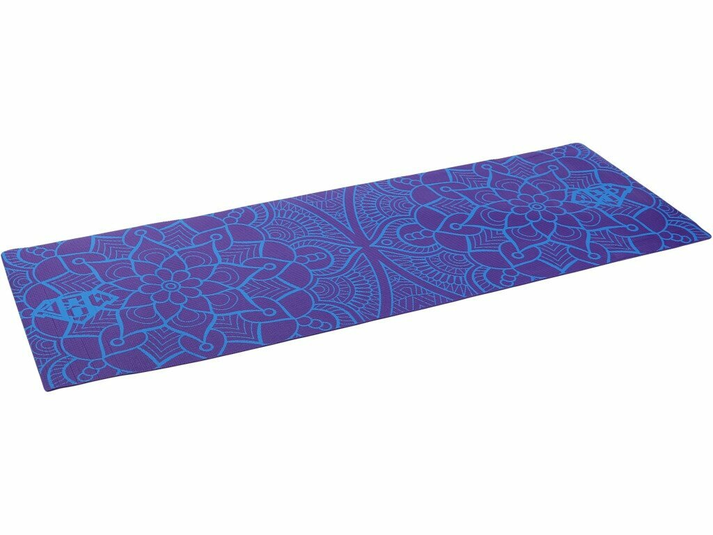 Коврик для фитнеса и йоги Larsen PVC фиолетовый 1800×610×5 мм
