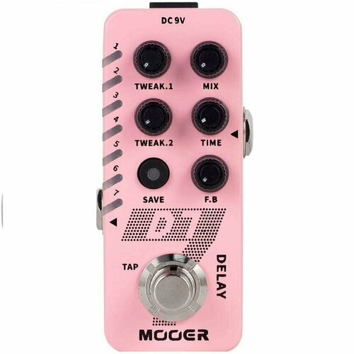 Гитарная педаль Mooer D7 Delay гитарная педаль digital delay saphue