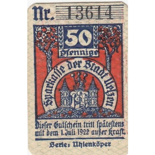 Германия (Веймарская Республика) Ильцен 50 пфеннигов 1921 г. (R) (3) германия веймарская республика ильцен 25 пфеннигов 1921 г r
