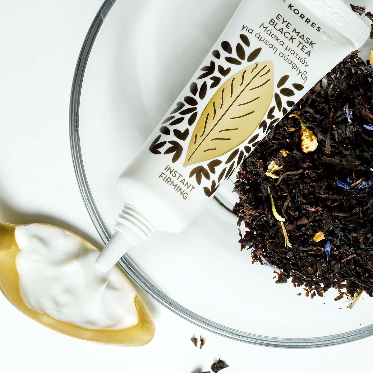 Korres Еженедельное Очищение Товар Укрепляющая маска с черным чаем для кожи вокруг глаз 6 мл KORRES S.A. - NATURAL PRODUCTS - фото №2