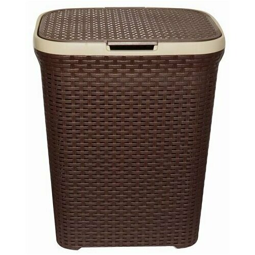 Корзина 40,0 л для белья Ротанг коричневый