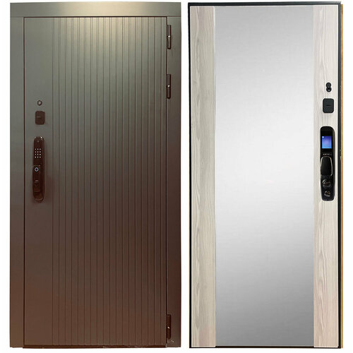 Электронные замки на двери Баяр Дверь по отпечатку пальца и видеоглазком баяр 21Правая