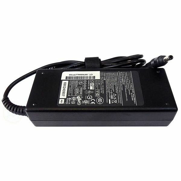 Блок питания (сетевой адаптер) для ноутбуков HP 19V 4.74A 90W 4.8x1.7 мм (bullet) черный с сетевым кабелем