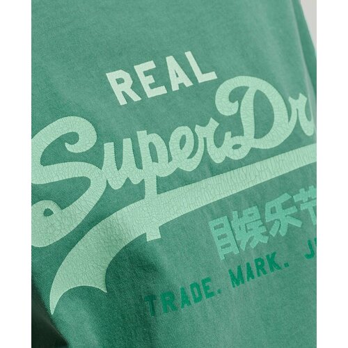 Футболка Superdry, размер 10, зеленый