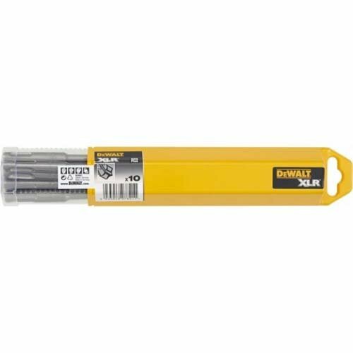 Бур 10 х 210 мм SDS-Plus XLR DeWalt, DT8968, 10 шт.