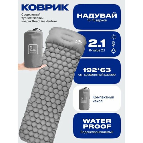 фото Коврик туристический, надувной roadlike