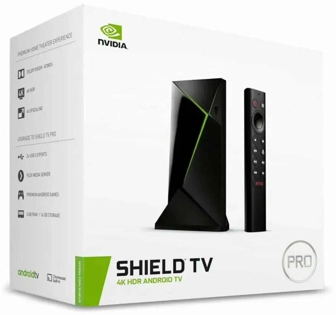 ТВ-приставка NVIDIA SHIELD TV PRO, черный