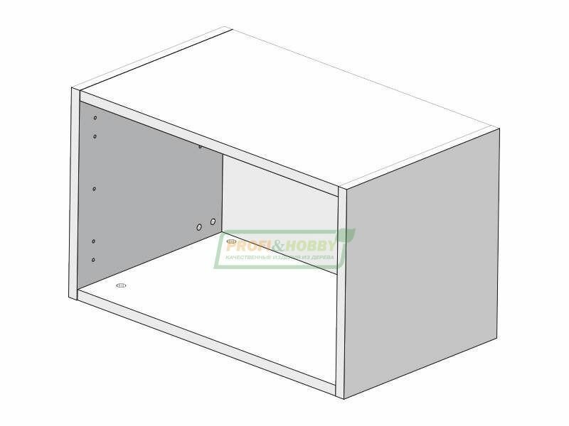 Корпус навесной для кухни 60х34х36 см / шкаф