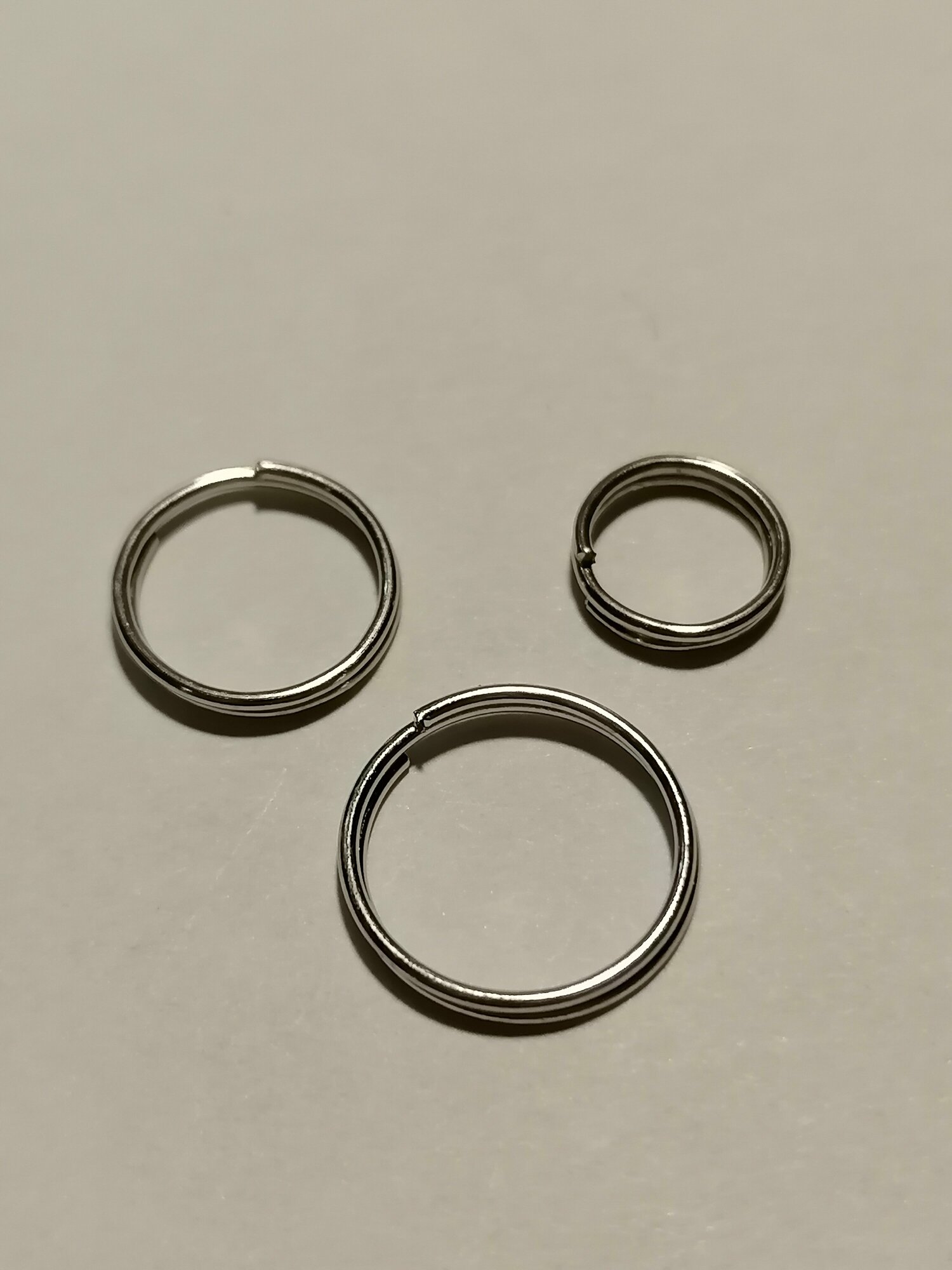 Кольцо для адресника - набор из трех колец — фото 1