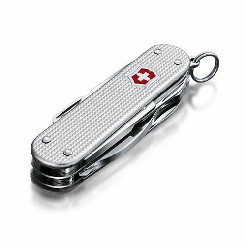 Нож перочинный Victorinox MiniChamp Alox (0.6381.26) 58мм 14функций серебристый - фото №1