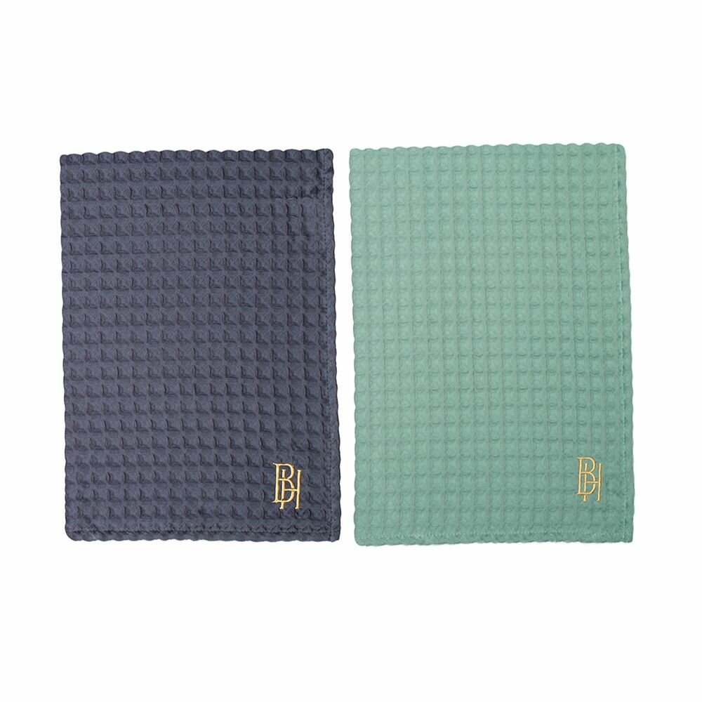 Комплект полотенец вафельных BELLEHOME с вышивкой 