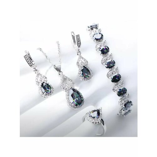 Комплект бижутерии ZULTANIT, фиолетовый