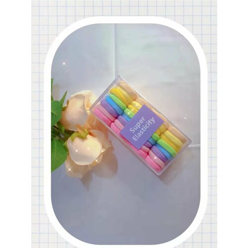 Набор цветных резинок для волос 32 шт нежный 320₽