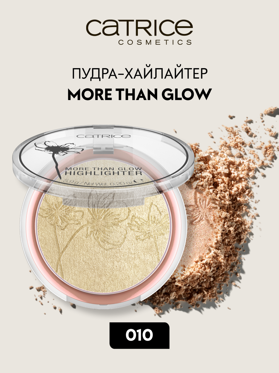Пудра-хайлайтер CATRICE More Than Glow Ultimate Platinum Glaze