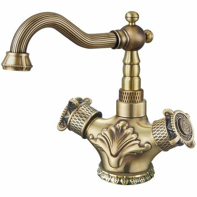 Смеситель для раковины ZorG Antic A3009U-BR Бронза