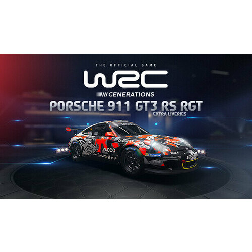 Дополнение WRC Generations - Porsche 911 GT3 RS RGT Extra liveries для PC (STEAM) (Регион активации: Российская Федерация) (электронная версия)