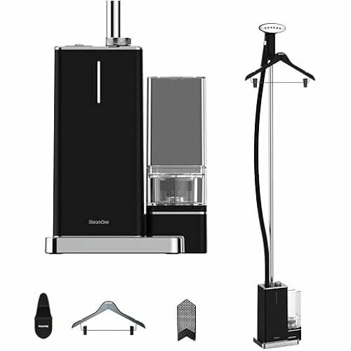 SteamOne Профессиональный отпариватель и отпариватель George вертикальный паровой утюг готовый к использованию через 45 секунд антибактериальная паровая щетка для любого текстиля 2000 Вт 66712₽