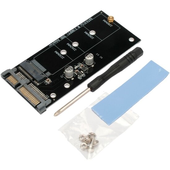 Адаптер Cablexpert EE18-M2S3PCB-02, для SSD M.2 — фото 1