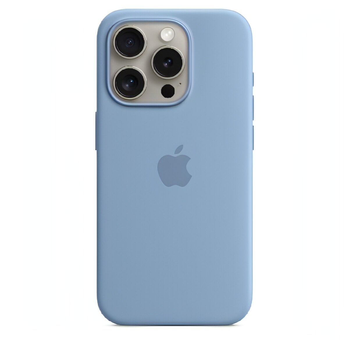 Чехол Apple iPhone 15 Pro Silicone Case MagSafe Winter Blue