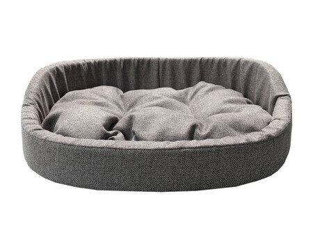 HOMEPET Жаккард Krona #1 43 см х 38 см х 15 см диванчик silver для домашних животных