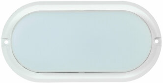 Светильник светодиодный IEK ДПО 4012, 12Вт, IP54, 4000K, овал, белый, настенно-потолочный, пластик