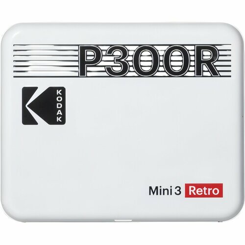 Компактный фотопринтер Kodak P300R Mini 3 Retro Printer белый 17027₽