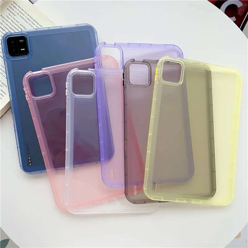Прозрачный противоударный чехол-бампер для Xiaomi Pad 6 Pro 11 дюймов, Clear Black XPM, For xiaomi pad 6 — фото 1