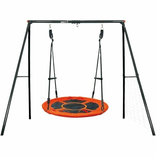 Качели уличные с воротами Unix Kids 100 см Orange