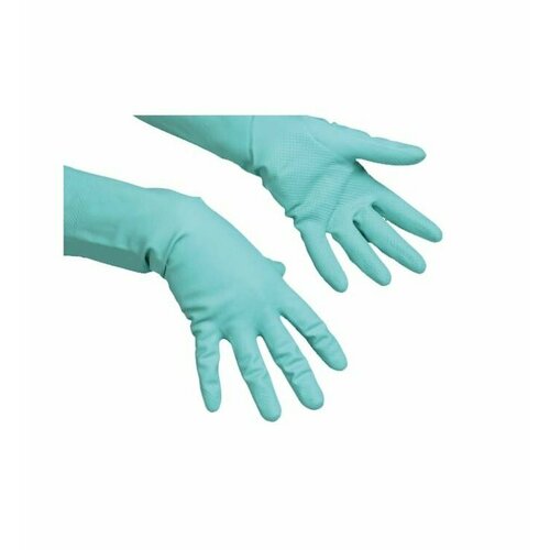 Vileda Перчатки латексные Многоцелевые зеленый пара М 280₽