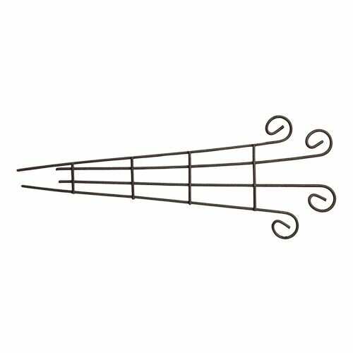 KB2381 Металлическая ажурная мини изгородь 6*1*135см корич. Astra&Craft