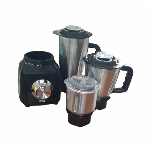 Универсальный блендер 3в1 R2843 Комбайн 350ВТ 3 скорости 6 лезвий Чаша 15 литра Кофемолка Измельчитель Серебристый 3656₽