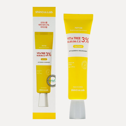 Изображение товара Крем для контура глаз `SHINCOS. LAB` с витаминами (увлажняющий и разглаживающий) 30 мл